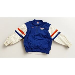 Vintage Nike Florida Gators 1/4 Zip Windbreaker Jacket M Swoosh Varsity Stripe